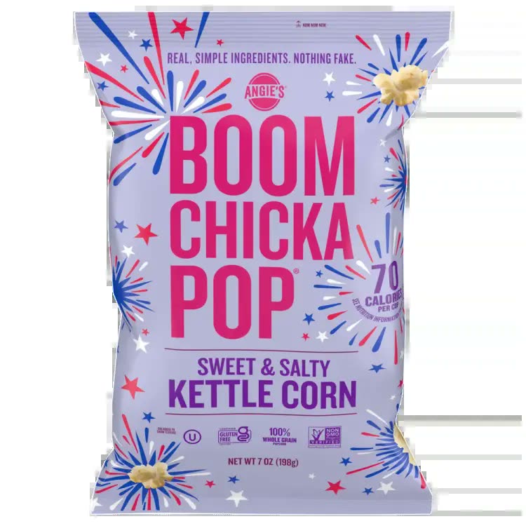 Angie's BOOMCHICKAPOP product packaging