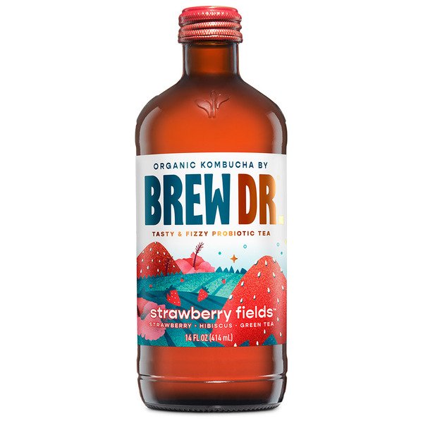 Brew Dr. Kombucha product packaging