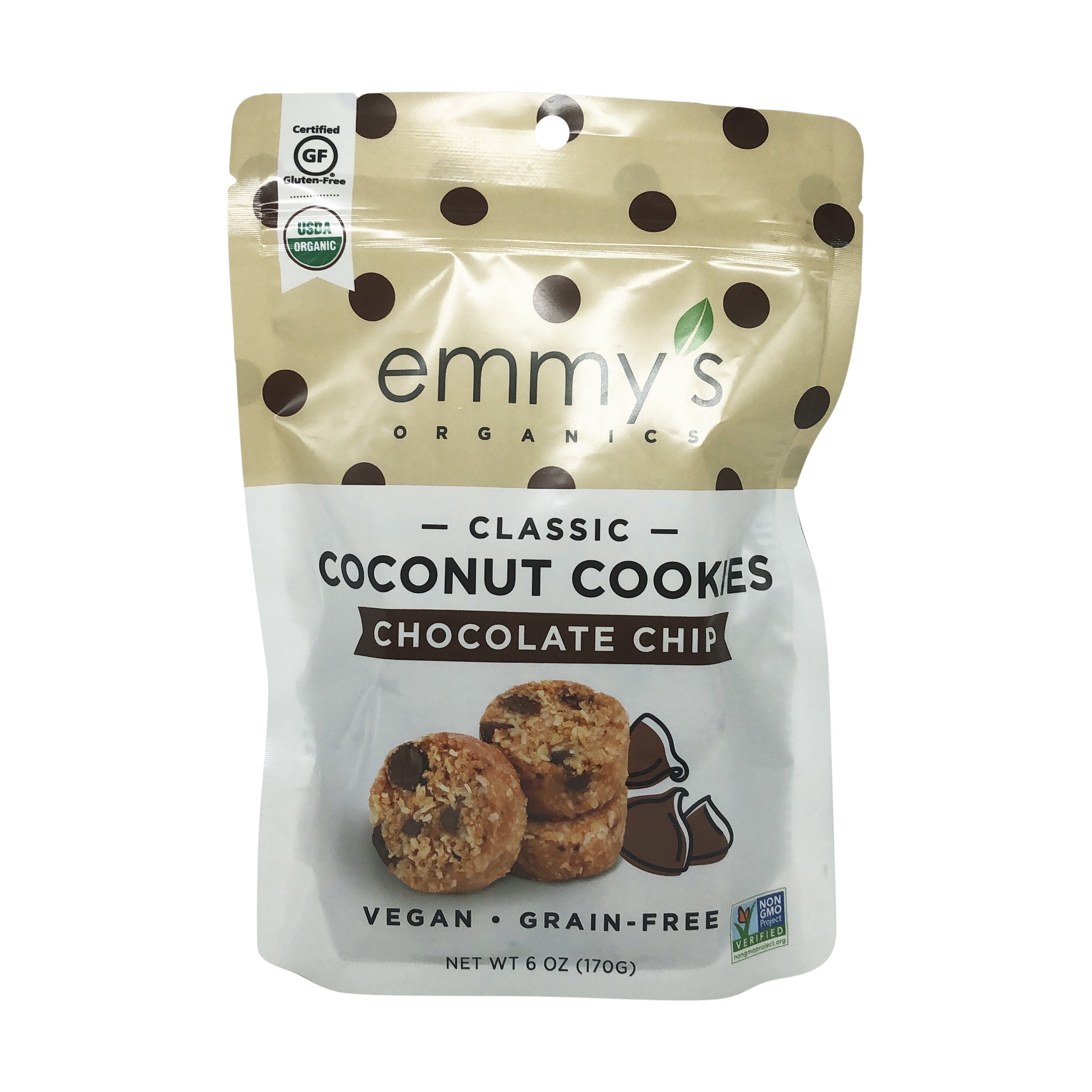 Emmy's Organics product packaging