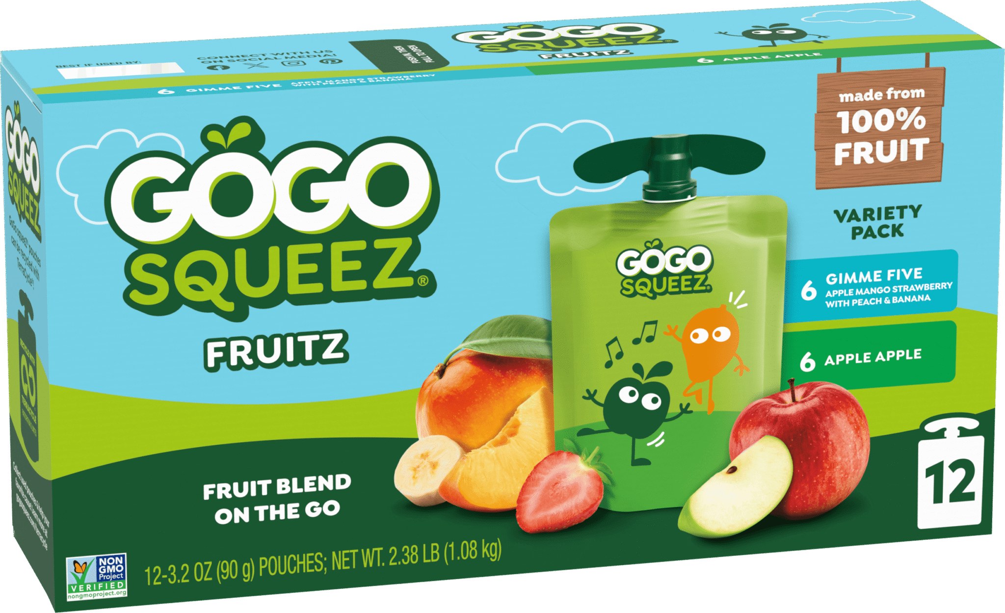 GoGo squeeZ product packaging