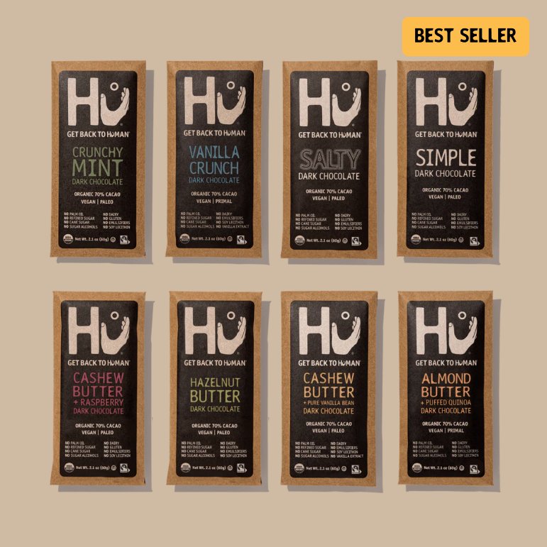 Hu product packaging