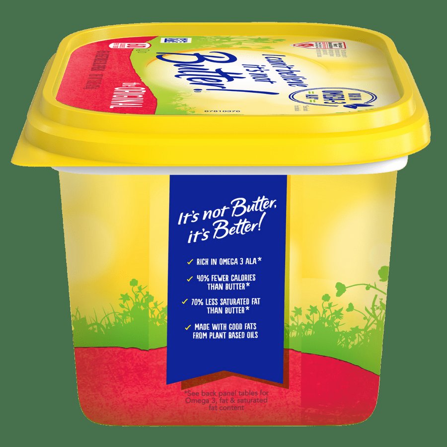 I Can't Believe It's Not Butter product packaging