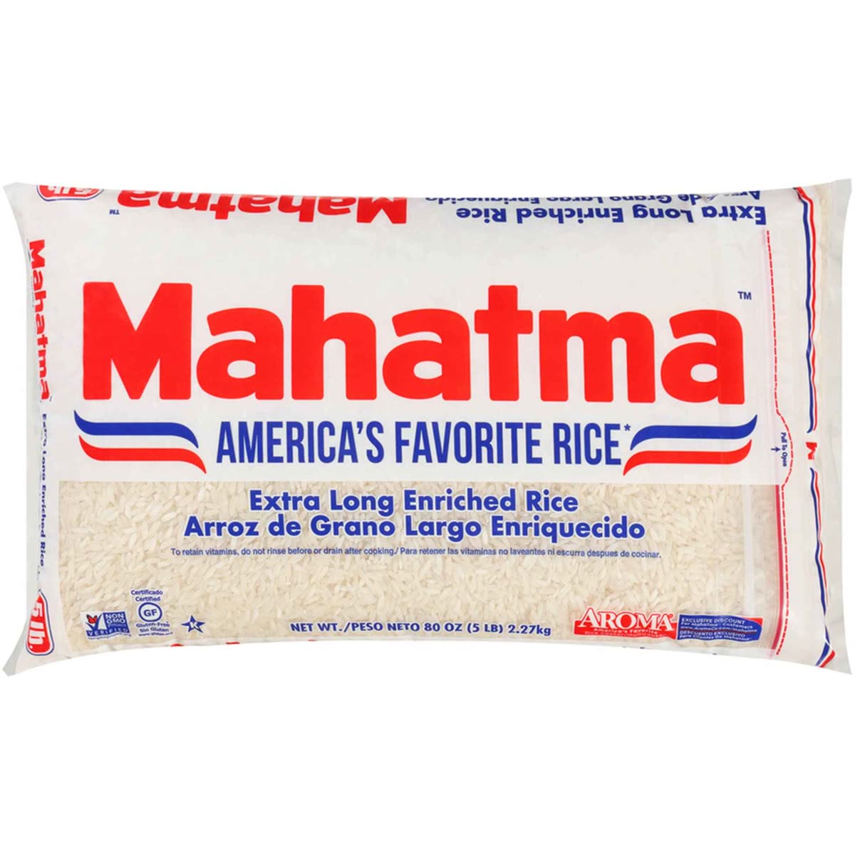 Mahatma product packaging