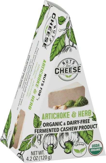 Nuts for Cheese product packaging