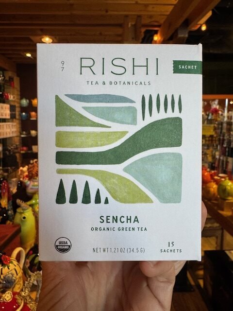 Rishi Tea product packaging