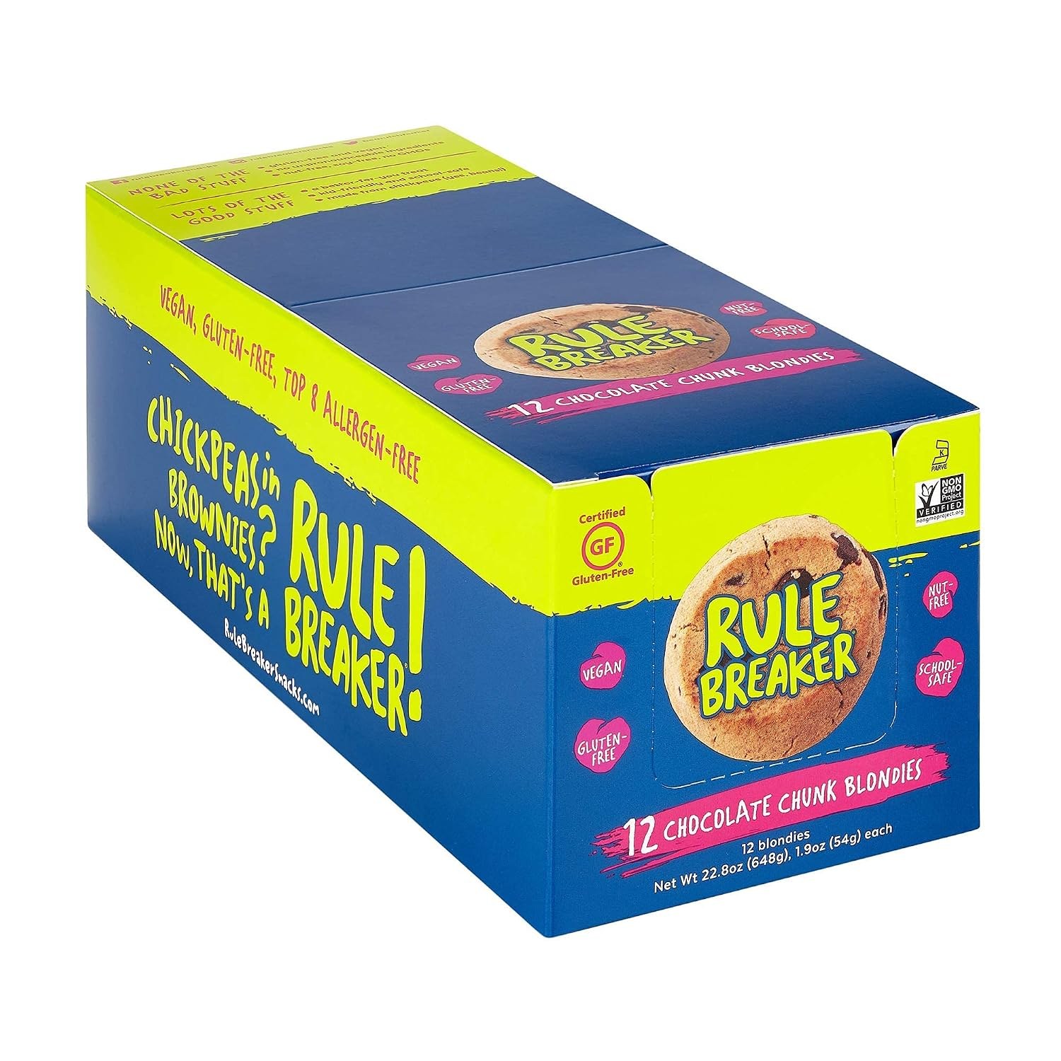Rule Breaker Snacks product packaging