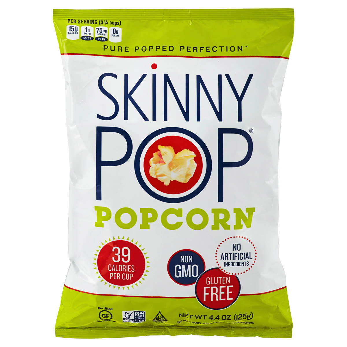 SkinnyPop product packaging