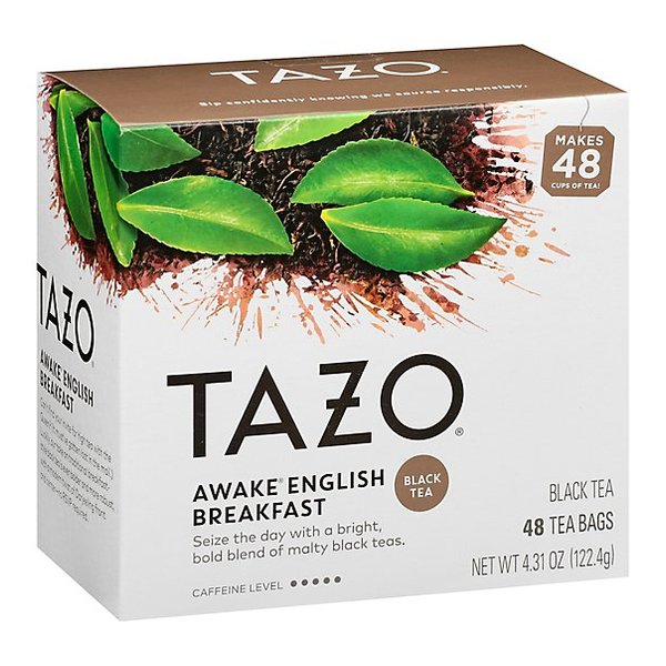 Tazo product packaging