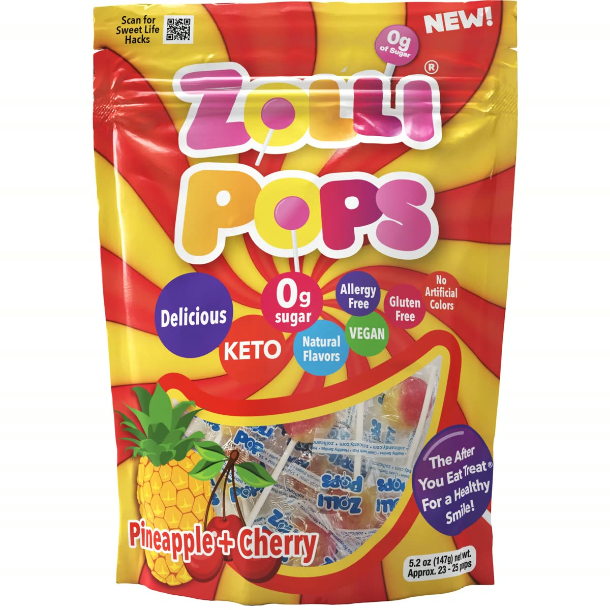 Zollipops product packaging